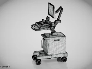 Sonographic Scanner Ultra-sonic 3D Model