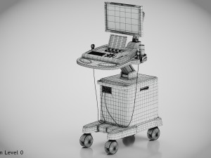 Sonographic Scanner Ultra-sonic 3D Model