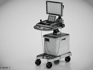 Sonographic Scanner Ultra-sonic 3D Model