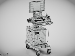 Sonographic Scanner Ultra-sonic 3D Model