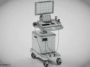 Sonographic Scanner Ultra-sonic 3D Model