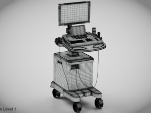 Sonographic Scanner Ultra-sonic 3D Model