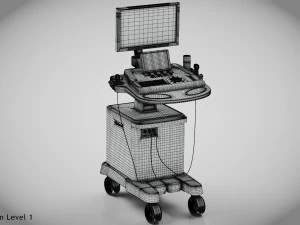 Sonographic Scanner Ultra-sonic 3D Model