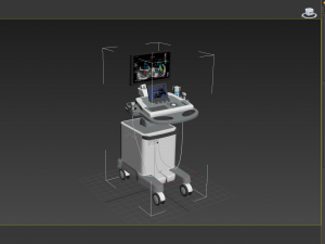 Sonographic Scanner Ultra-sonic 3D Model