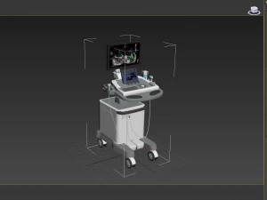 Sonographic Scanner Ultra-sonic 3D Model