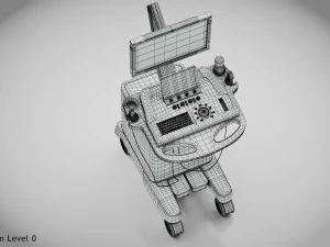 Sonographic Scanner Ultra-sonic 3D Model