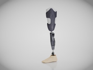 Above Knee Leg Prosthetics - Implant Modelo 3D