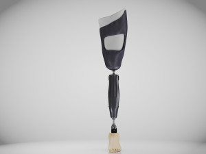 Above Knee Leg Prosthetics - Implant Modelo 3D
