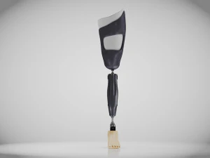 Pr&oacute;teses Acima do Joelho - Implante Modelo 3D