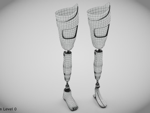 Above Knee Leg Prosthetics - Implant Modelo 3D
