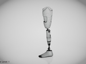 Above Knee Leg Prosthetics - Implant Modelo 3D