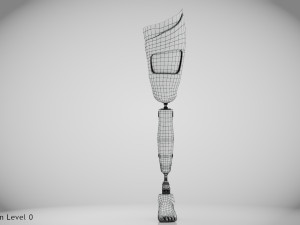 Above Knee Leg Prosthetics - Implant Modelo 3D