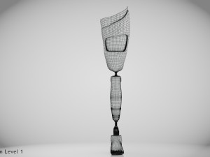 Above Knee Leg Prosthetics - Implant Modelo 3D