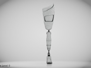 Above Knee Leg Prosthetics - Implant Modelo 3D