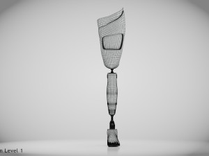Above Knee Leg Prosthetics - Implant Modelo 3D