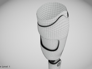 Above Knee Leg Prosthetics - Implant Modelo 3D