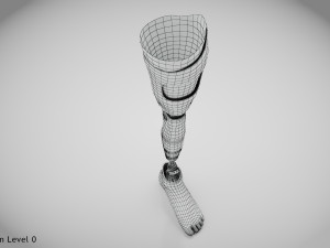Above Knee Leg Prosthetics - Implant Modelo 3D