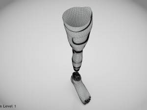 Above Knee Leg Prosthetics - Implant Modelo 3D