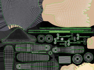 Unterhalb des Knies 2 3D Modell