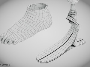 Below knee prosthetics 2 3D Model
