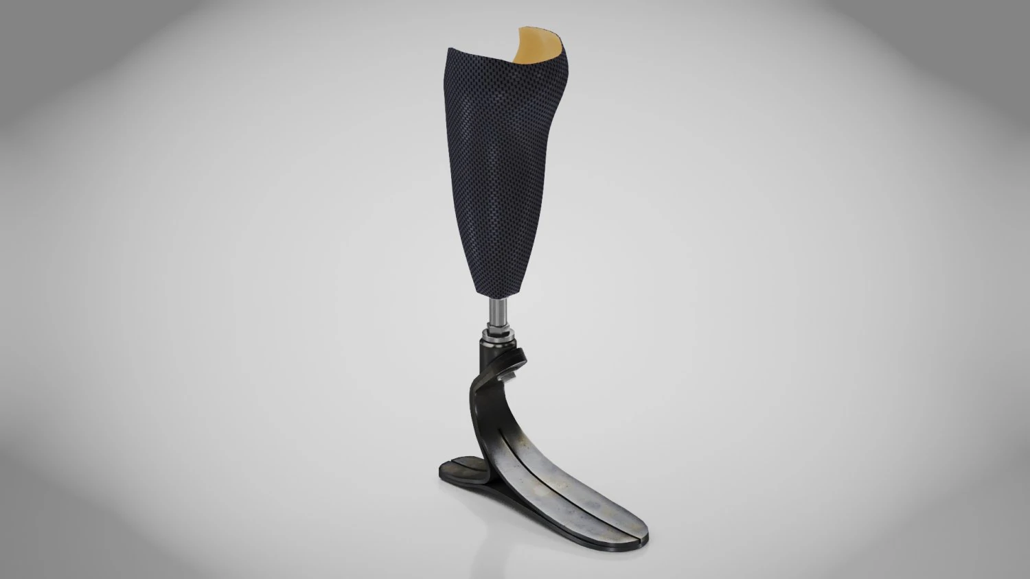 Below knee prosthetics- Implant 3D Model .c4d .max .obj .3ds .fbx .stl .blend 