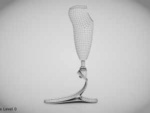 Below knee prosthetics- Implant 3D Model