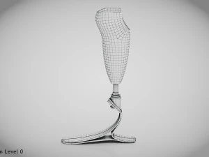 Below knee prosthetics- Implant 3D Model