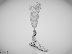 Below knee prosthetics- Implant 3D Model