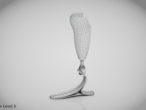 Below knee prosthetics- Implant 3D Model