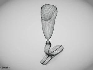 Below knee prosthetics- Implant 3D Model