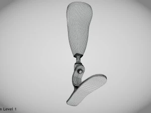 Below knee prosthetics- Implant 3D Model