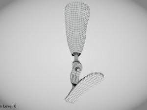 Below knee prosthetics- Implant 3D Model