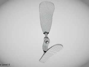 Below knee prosthetics- Implant 3D Model