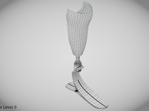Below knee prosthetics- Implant 3D Model