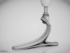Below knee prosthetics- Implant 3D Model