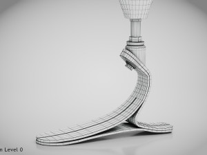 Below knee prosthetics- Implant 3D Model