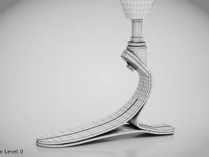 Below knee prosthetics- Implant 3D Model