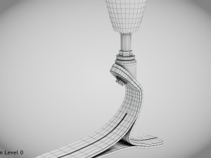 Below knee prosthetics- Implant 3D Model