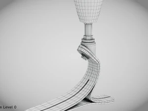 Below knee prosthetics- Implant 3D Model