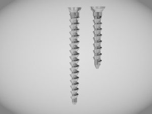 Bone Screw 2 size -Implant 3D Модель