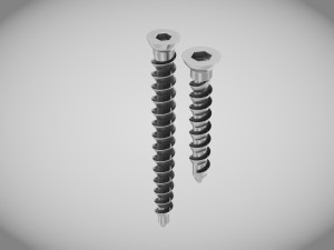 Bone Screw 2 size -Implant 3D Модель