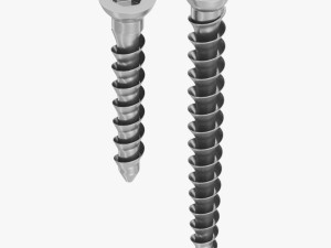Bone Screw 2 size -Implant 3D Модель