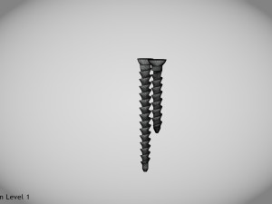 Bone Screw 2 size -Implant 3D Модель