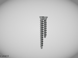 Bone Screw 2 size -Implant 3D Модель