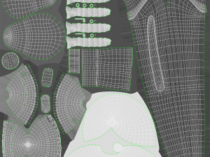 Hip Implant Low-poly 3D Model