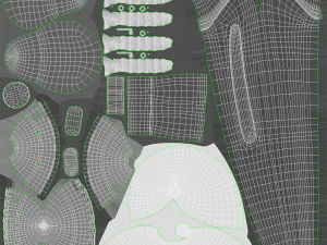 Hip Implant Low-poly 3D Model