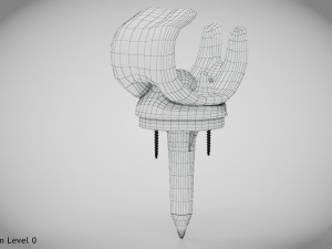 Knee Implant 3D मॉडल