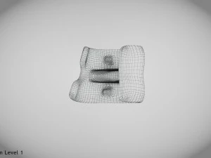 Knie implantaat 3D Model