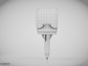 Knee Implant 3D मॉडल