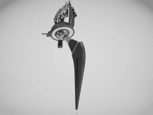 Beckenimplantat 3D Modell